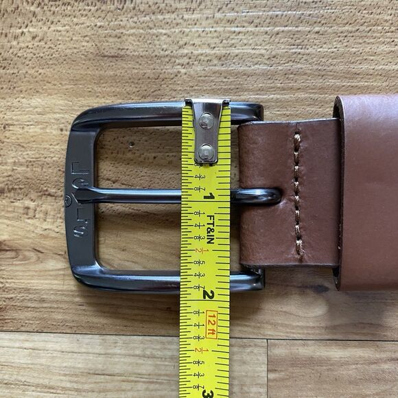 NWOT LEVI’S Men’s Sz 44 Brown 100% Full Grain Bovine Leather Belt Western Work - Picture 11 of 16